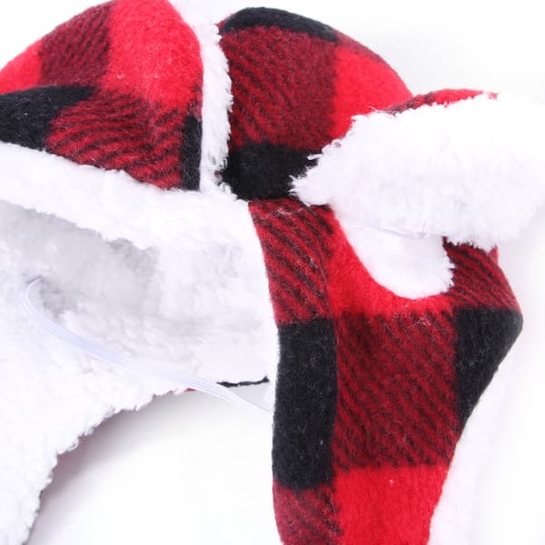 Kæledyrshat Efterår og vinter baret plys strikket hund gyldent hår wa