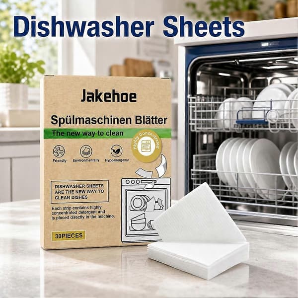 Dishwasher Cleaning Tablets, Dishwasher Descaling Maintenance Tablets - 30 Pieces/Box