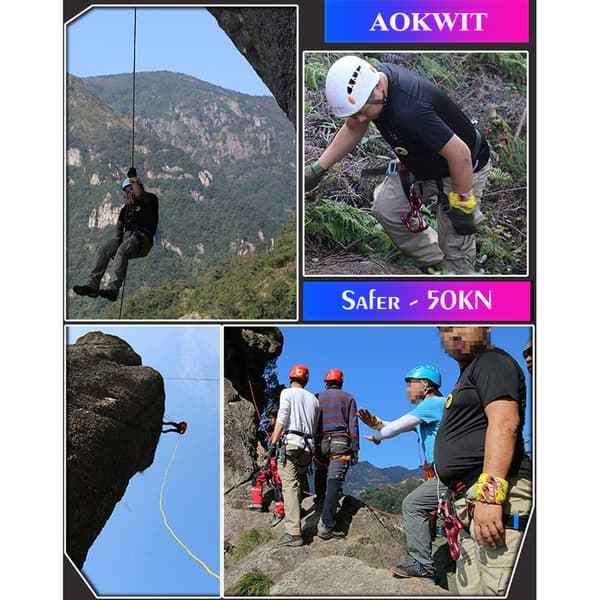 50KN Figure 8 Descender for Rock Climbing