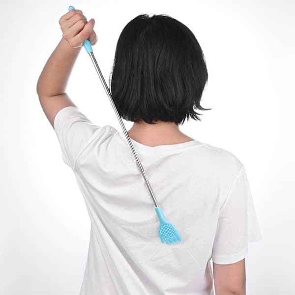 Retractable Back Scratcher Telescopic Itching Body Care Massage Blue Blue Blue