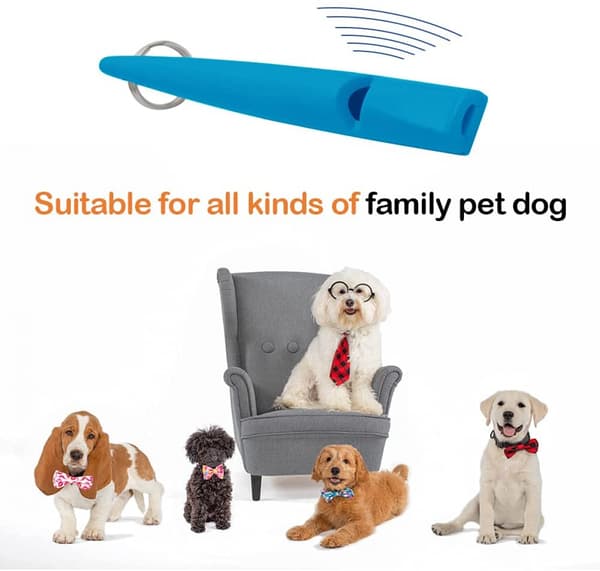 stor hundefløyte for å få naboens hund til å slutte å bjeffe, stille fløyte