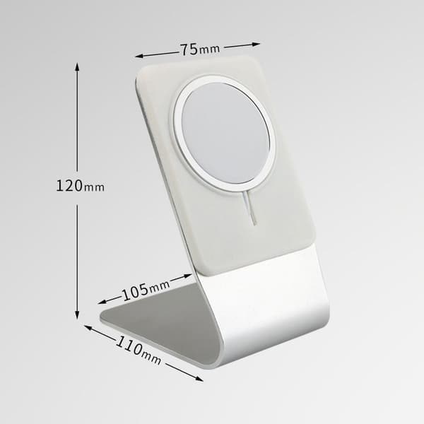 Stativ for MagSafe-lader, FULAIM aluminium MagSafe-holder, kompatibel
