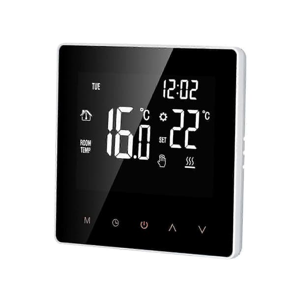 Wi-Fi Smart Termostat Digital Temperaturregulator Tuya App-kontrol LCD-display Touchscreen Ugentlig Programmerbar Elektrisk Gulvvarme Termostat Til