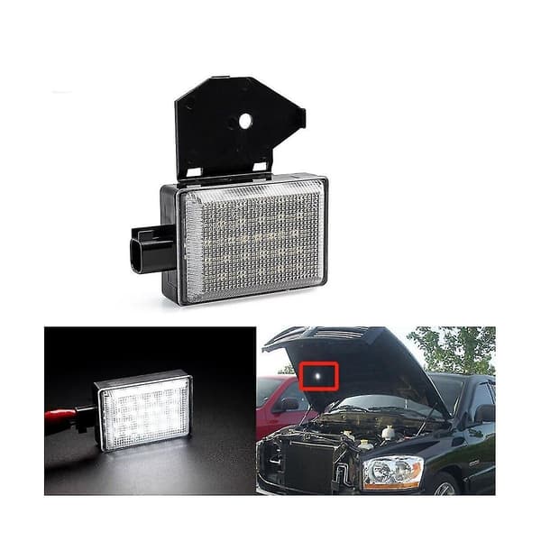 LED-belysning under motorhjelmen til Ram 1500 2500 3500 med ledningsnet 68090861aa