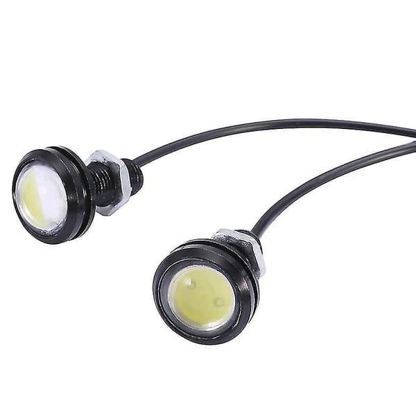 2x 18w Eagle Eye-lampe Daglys LED DRL Tåkelys Dagkjørelys Bil Lys Baklys