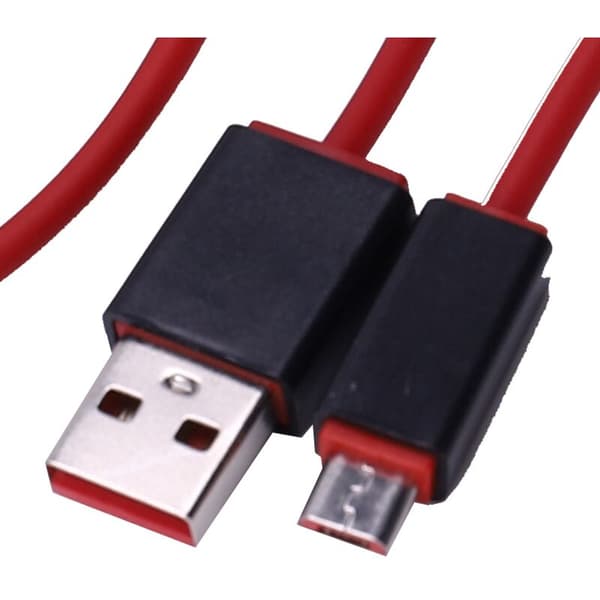 Red USB Cable Charger for Studio 2.0 Headphones