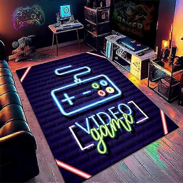 Gamingmatte, Stor Sklisikker Spillmatte for Soverom 60*90CM style3 60*90CM style3
