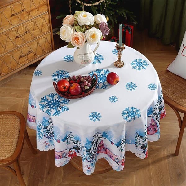 #Juleduk Julesnøduk 120*120cm#