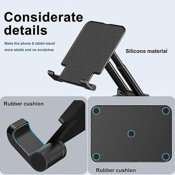 Tablet Stand, Adjustable Tablet Stand, Universal Adjustable Desktop Docking Stand [DB]