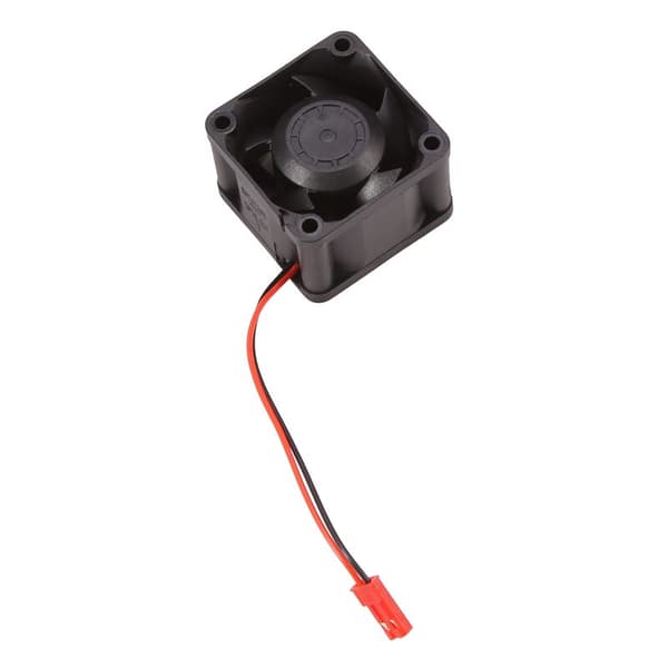 Køleventilator i metal til 1/8 Sledge RC-bil, opgraderingsdele, tilbehør, rød