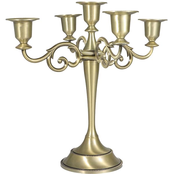 Europeisk dekorasjon lysestaker 3 armer lysestake metallstativ lysestake bryllupsdekorasjonslys holder for A