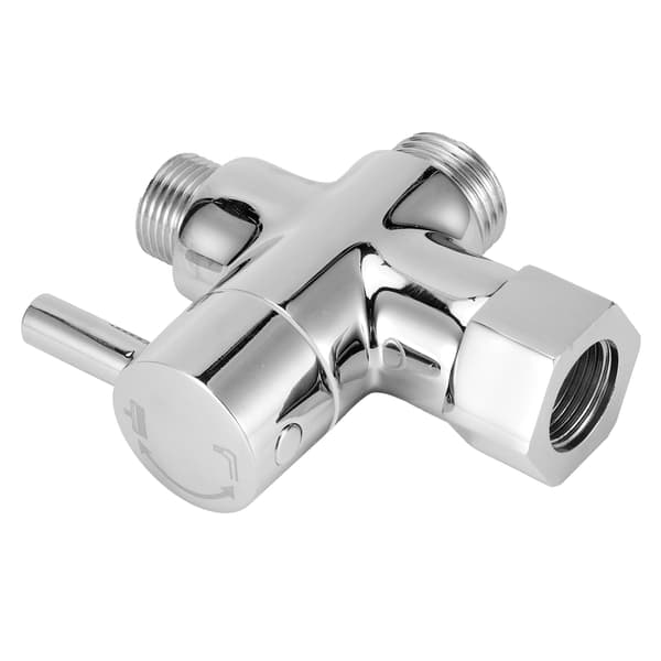 3-veis kranavleder ventil baderomsdusjdeler for håndholdt dusjhode fast sprayhode 3/8 vannseparator D 0.3