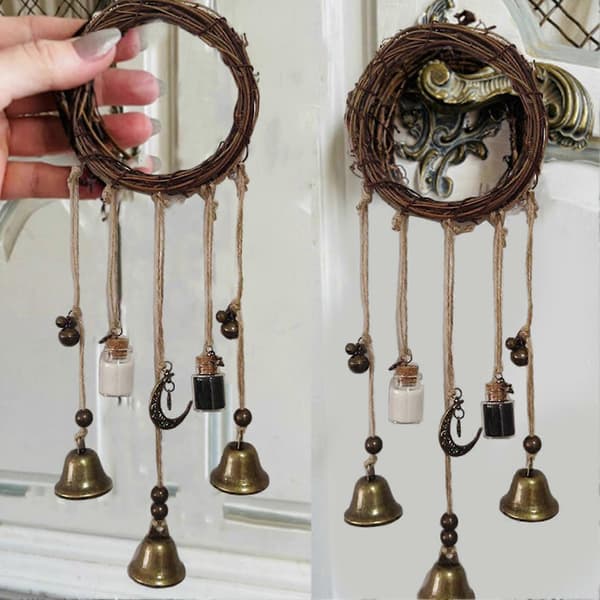Witch Bells Clear Negative Energies Attract Positive Vibrations Hanging Witch Decorations Room Decorations Witchcraft Wicca Supplies