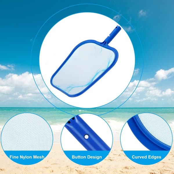 Overfladenet til swimmingpools, opsamling af overfladiske blade, rengøring