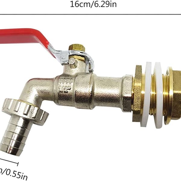 1000L tankhane, regnvandsopsamler haneadapter KLB