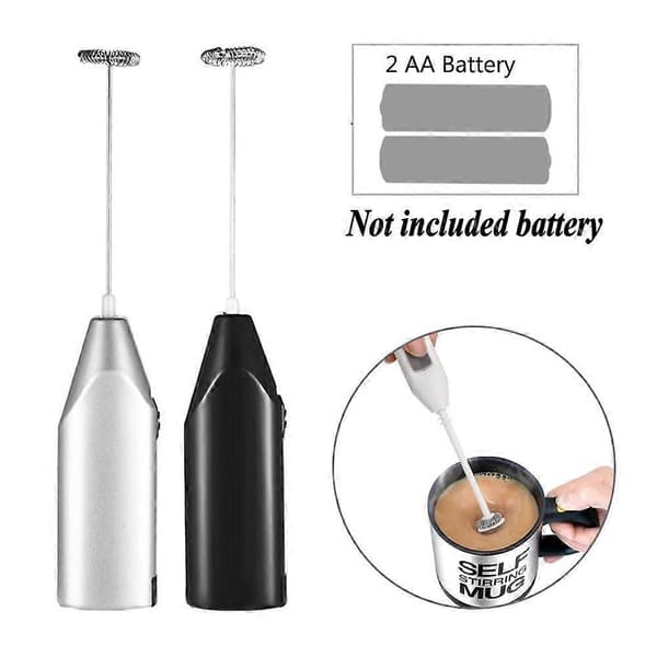 Small and Powerful Electric Whisk Battery Version for Mixing Milk [DB] Pink pink