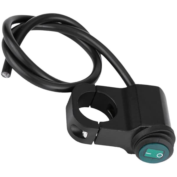12V Universal 22mm Styre Motorsykkel Frontlys Tåkelys PÅ/AV-bryter Vanntett
