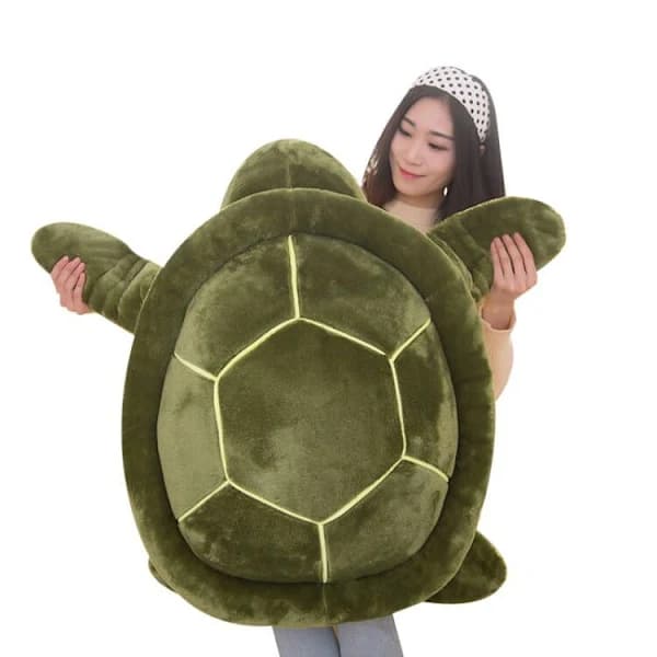 Fylt myk plysj havskilpadde kosedyr 65 cm