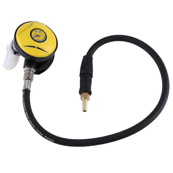 Dykkerregulator Snorkeludstyr Trykreduktion 2. - Gul