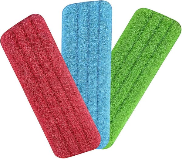 2 stk Moppehode Erstatningsklut Vannabsorpsjon Moppehode Rengjøringstilbehør Moppeklut for Hjemmet (Blå) Z