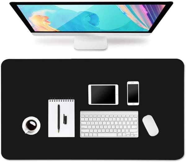 Mouse Pad 31.5 \" x 15.7 \" Large Desk Mat PU Leather Desk Protector