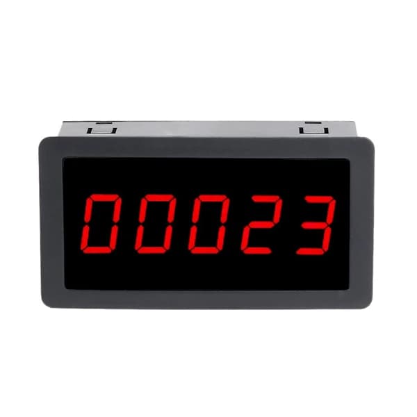 DC 12-24V Rød 5-sifret 0,56 \" LED Panelmåler Teller Opp Totalisator 0-99999