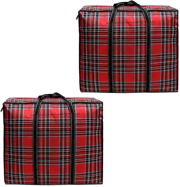 Extra stora förvaringsväskor, tote flyttväska 118l (2-pack), stor kapacitet klädförvaring