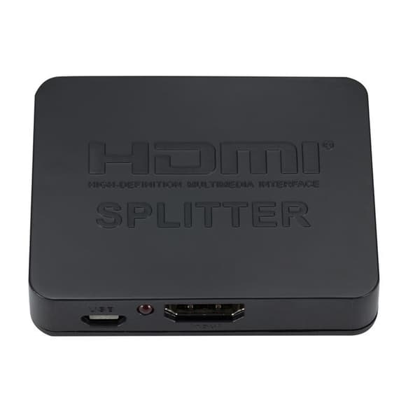 Mini HDMI-splitter, en til to, 1 ind 2 ud HDMI-switch hd-video