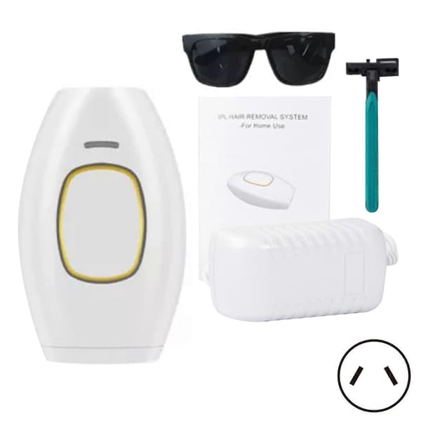 Smerteløs Laser Hårfjerningsenhet, Multifunksjonell Sikker Epilator, 5 Moduser Hårfjerningsenhet, for Kroppsbruk Hvit AU Plugg White AU Plug