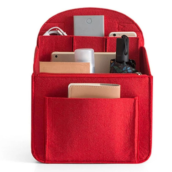 Backpack Insert Small Bag Inner Travel Bag RED S red S red S