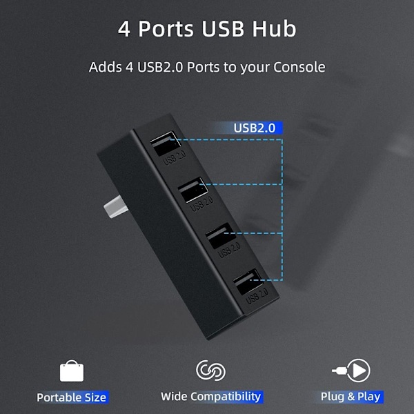 USB HUB Splitter Host USB-utvider FOR XBOX XSS FOR XBO for xbox XSS for xbox XSS