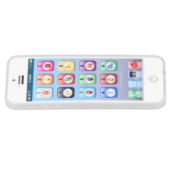 Russian Kids Learning Machine Music Simulation Mobile Phone Educational Toy Children Gift Russian White