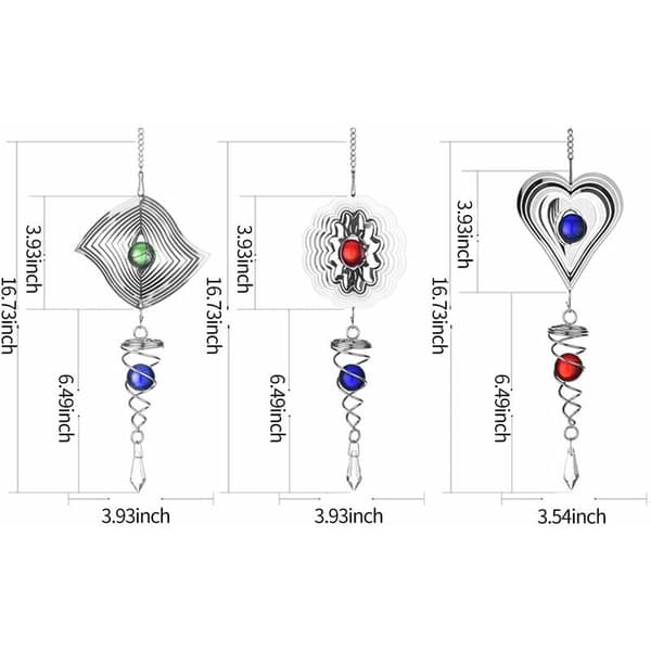 Decorative Metallic Hanging Wind Chimes for Festivals