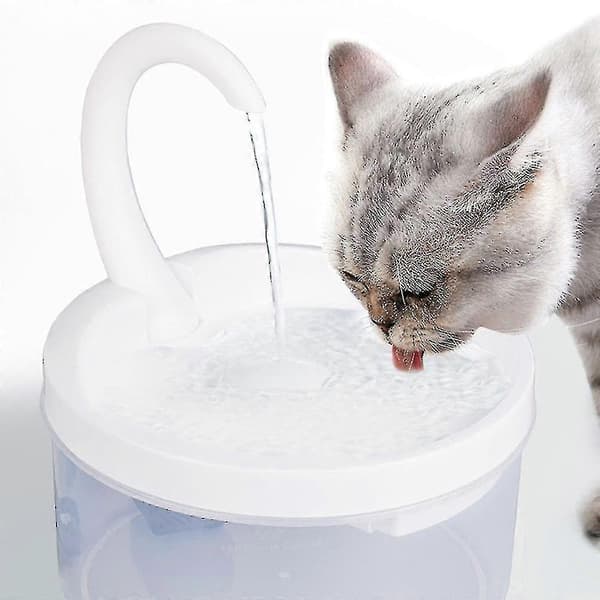 Water Fountain, Outlet Mode Automatic Pet Water Fountain Transparent