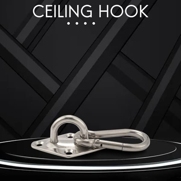 Hammock Hooks, Anchors & Wall Mounts for Hammocks and Swings, Heavy Duty Fastening Loops