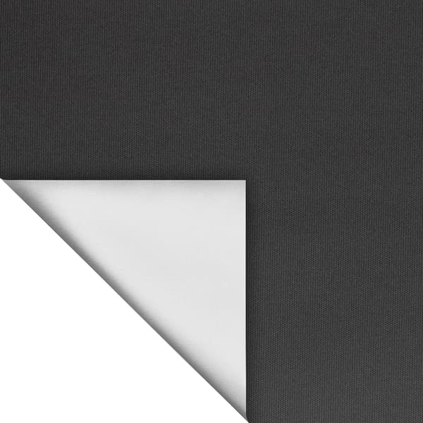 Thermal roller blind without drilling, blackout roller blind, dark grey, 90 cm x 200 cm grey