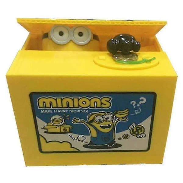 Itse ilkimys Minionit Säästöpossu Säästöraha Varastava Ahne Rahalaatikko [DB]