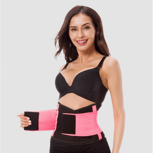 Lumbar Support Belt / Waist Trainer Pink S Pink S Pink S