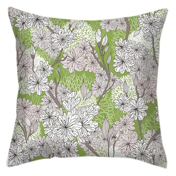 4 st Kuddfodral Påskhare Tryckta Kuddfodral Soffa Kuddfodral Heminredning Kuddfodral 45X45 Cm Grön Vit