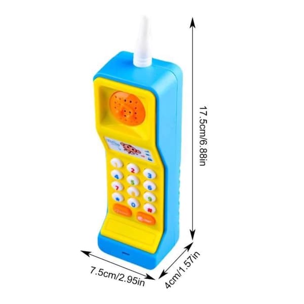 Toy Phone - Unspecified - Interactive - Musical - Retro Design - Ages 3 and Up [YJD]