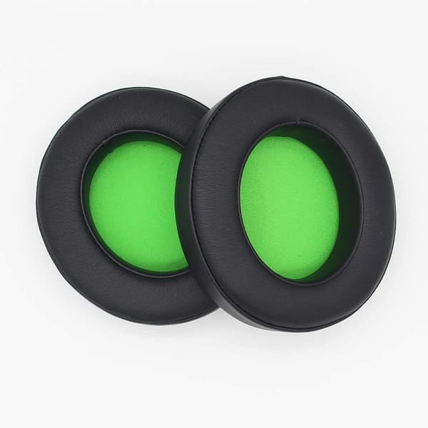 Erstatningsøreputer Kompatible med Razer Kraken 7.1 V2 / Razer Kraken Pro V2 Erstatningsøreputer Ørekopper (1 par, Grønn)