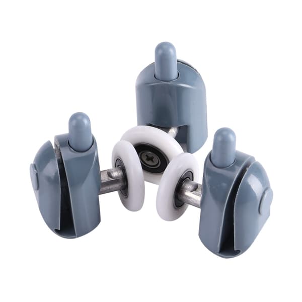 8 Double Lower Upper Shower Door Roller Wheels Pulleys Runners Single Wheel Bathroom