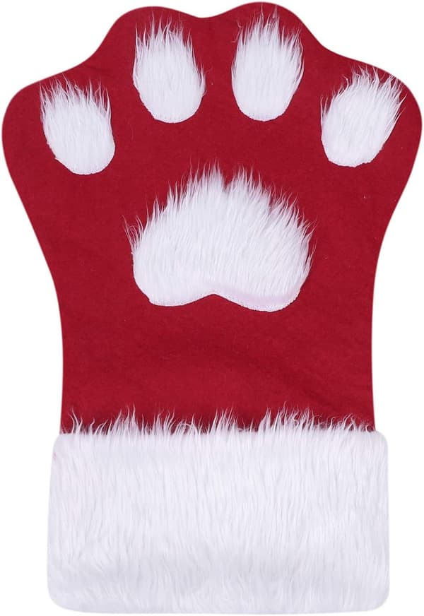 Christmas Stocking Hanging Filled Christmas Boot 3D Dog Paw Patt