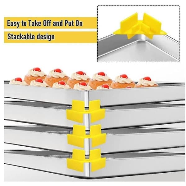 12 Stackable Trays for Freeze Dryer, Compatible with Lyophilizers, Freezer Organizers
