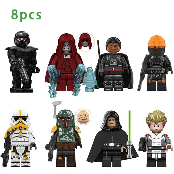 8 minihahmon Star Wars -setti