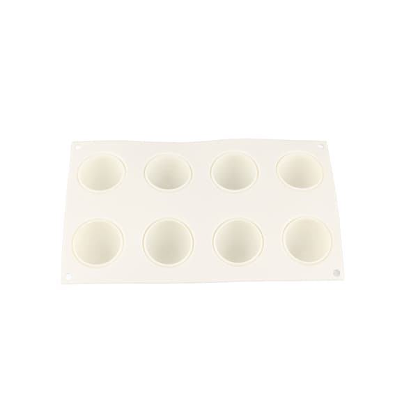 Äggformad Kakform 8 Håligheter Silikonform Non-Stick DIY Bakform