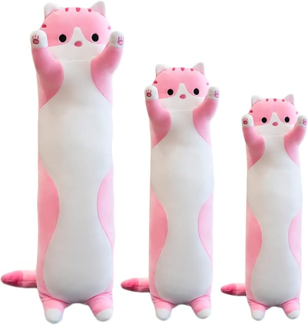 Giant Cat Plushy Cartoon Kitty Sleeping Hugging Pillow, Cud