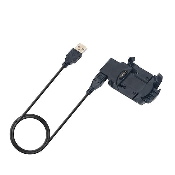Opladningsbase, strømadapter, opladningsdock til Fenix 3/til HR Quatix 3 ur [Db]