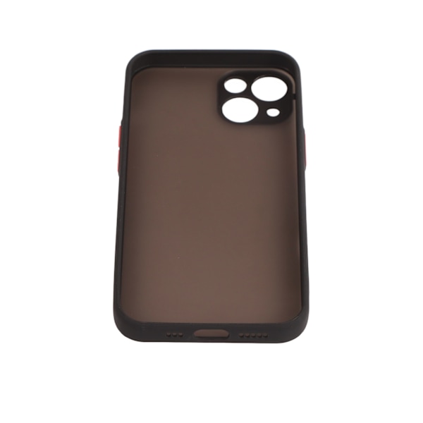 Frosted Phone Case with Precise Hole Position, Drop Protection, Transparent Protective Case for iPhone, Black, for iPhone 13