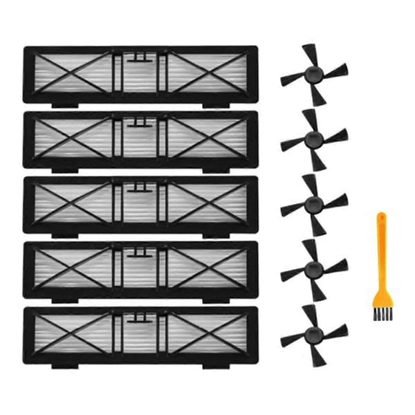 Robot Vacuum Cleaner Parts HEPA Filter for D Series D3 D4 D5 D6 D7 D70 Replacement Filter Side Brush